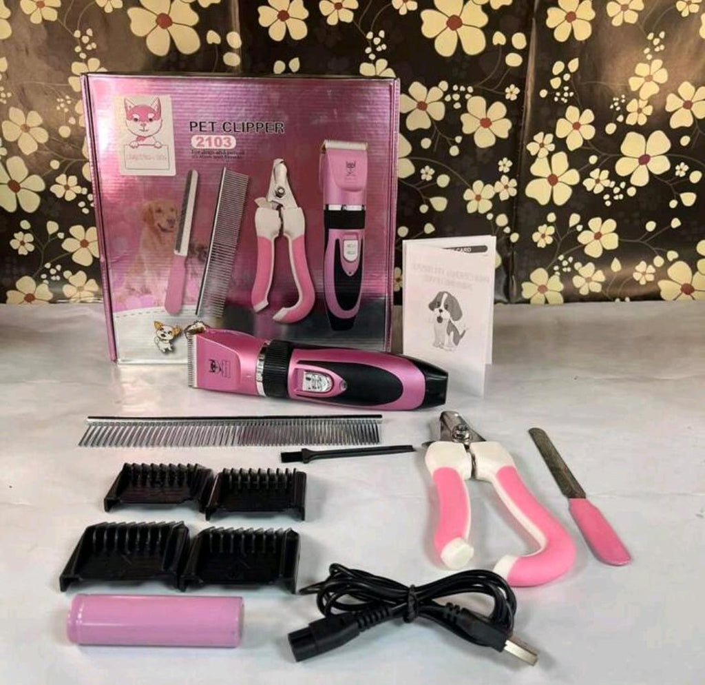 Kit profesional de aseo para mascotas