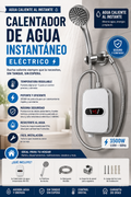 Calentador de Agua Instantáneo ÍJOLE® — 3500W